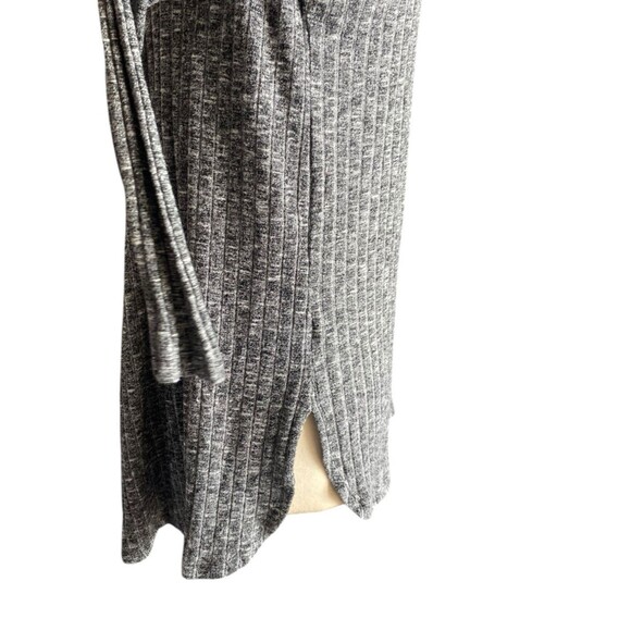 American Eagle Outfitters Gray Ribbed Open Front Cardigan Sweater Women’s M - Picture 5 of 6